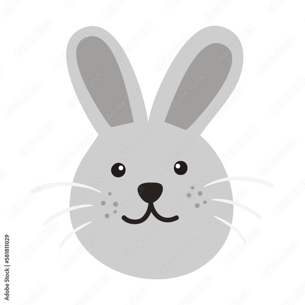 Cute Baby Animal Face Illustration. Exotic and cute animal face. Characters portrait cute animal face on white background. Cute Baby Animal Face Illustration. Exotic and cute animal face. Characters portrait cute animal face on white background.