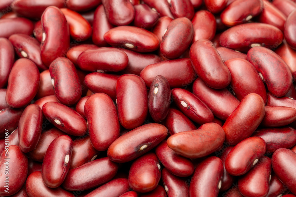 Close up red beans background. Vegetarian and Vegan concept. Close up red beans background. Vegetarian and Vegan concept.