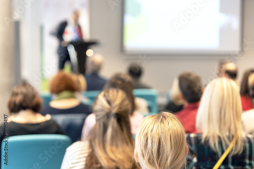 Business conference and presentation or international professional training