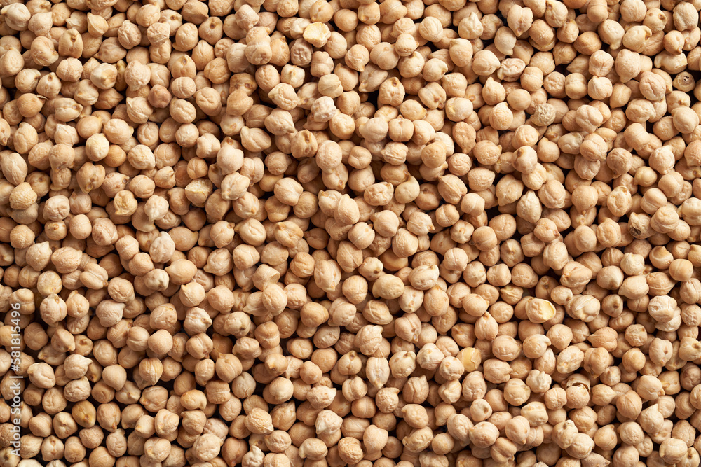 Background made of dry chickpeas Background made of dry chickpeas