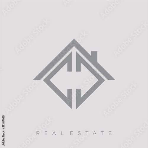 creative simple logo design home cc