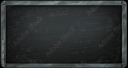 Black Chalkboard blackboard realistic 2d Texture. - Black, chalkboard, blackboard, realistic, 2D, texture, surface, material, education, school, classroom, learning, teaching.