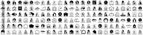 Set of Building, Real Estate, and Construction logo design inspiration