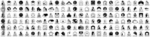 Set of Building, Real Estate, and Construction logo design inspiration