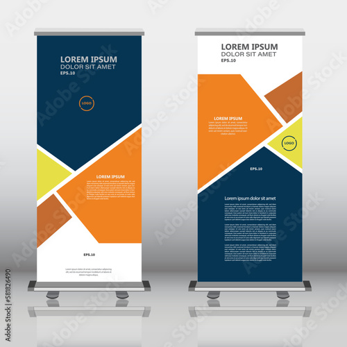 banner, roll, up, design, mockup, conference, stand, poster, business, layout, vector, signboard, flyer, show, corporate, print, screen, background, street, trade, board, brochure, convenience, advert photo