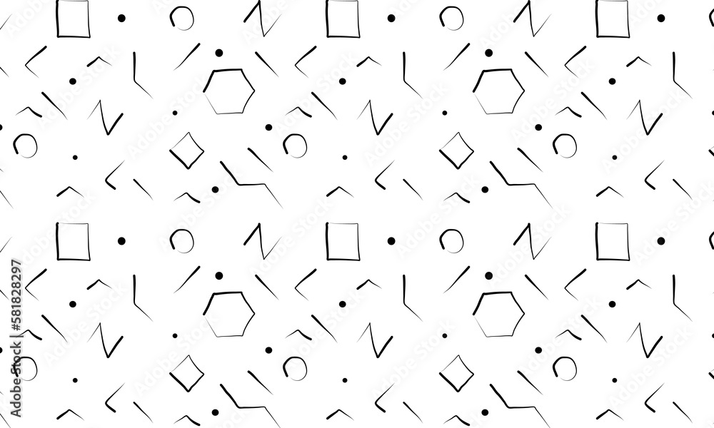 Modern simple geometric vector seamless pattern Modern simple geometric vector seamless pattern