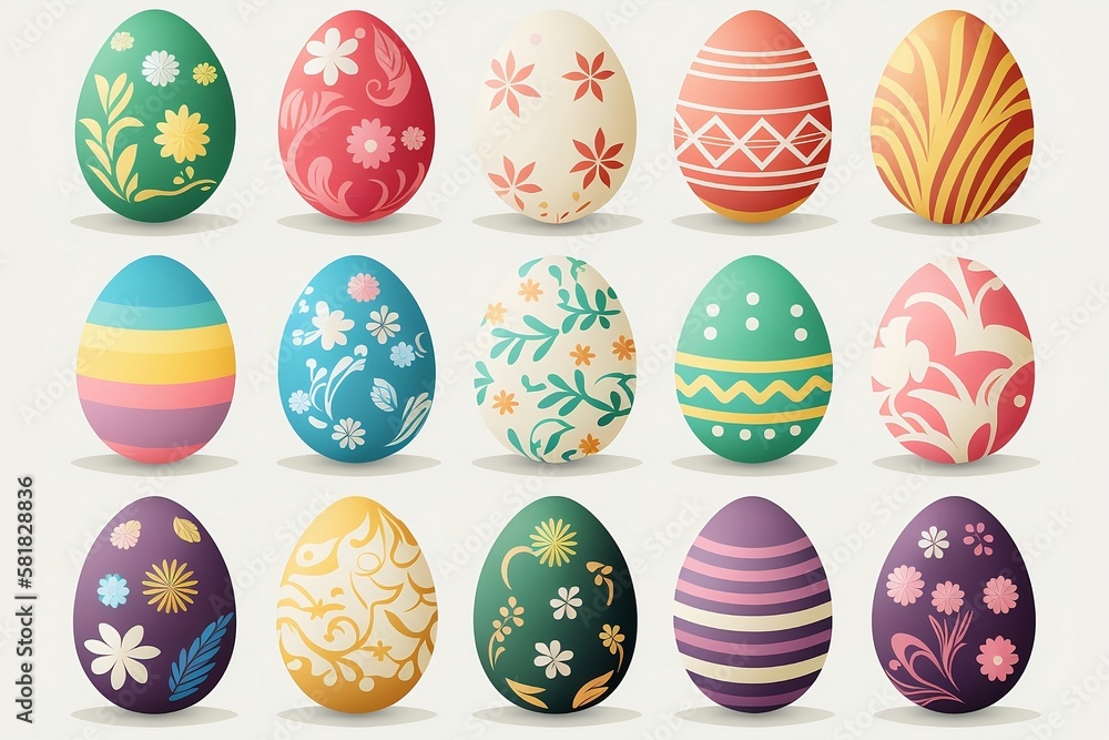 easter eggs vector - design idea
