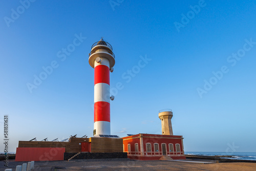 El Toston Lighthouse and Museum on the island of Fuerteventura