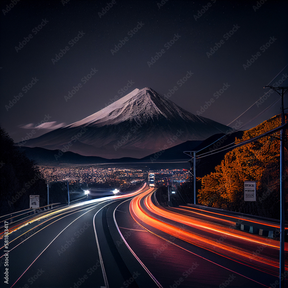 traffic, street, city, night, long exposure, sunset, realistic, DSLR photography, real, Generative AI traffic, street, city, night, long exposure, sunset, realistic, DSLR photography, real, Generative AI