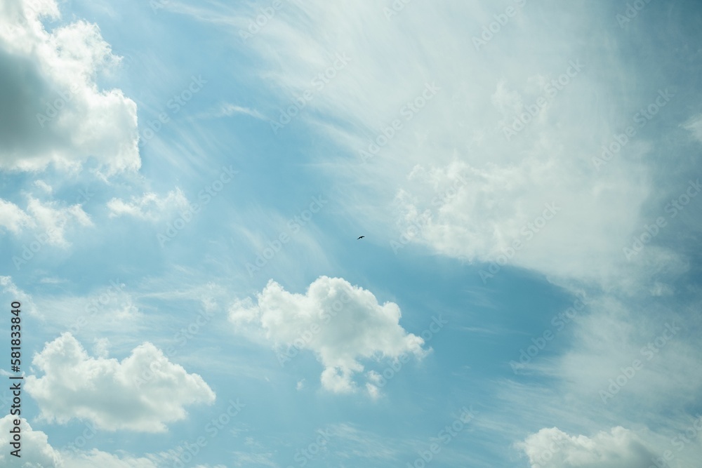 Beautiful cloudscape on a sunny day Beautiful cloudscape on a sunny day