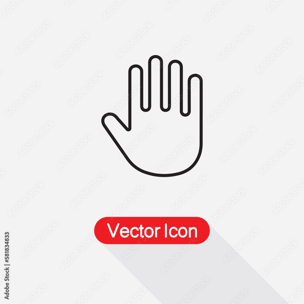Palm Of Hand, Palm, Hand Icon Vector Illustration Eps10 Palm Of Hand, Palm, Hand Icon Vector Illustration Eps10