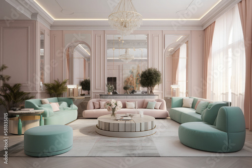 luxury living room © Tidarat