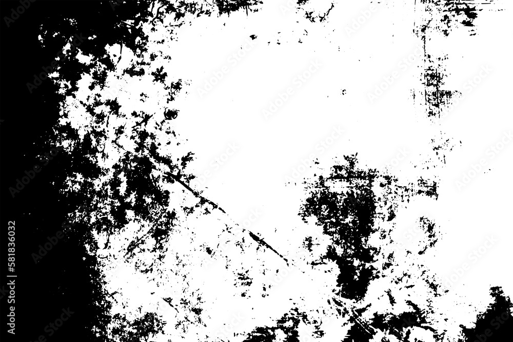 Rustic grunge texture with grain and stains. Abstract noise background. PNG graphic illustration with transparent background.