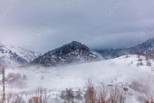 winter mountain landscape