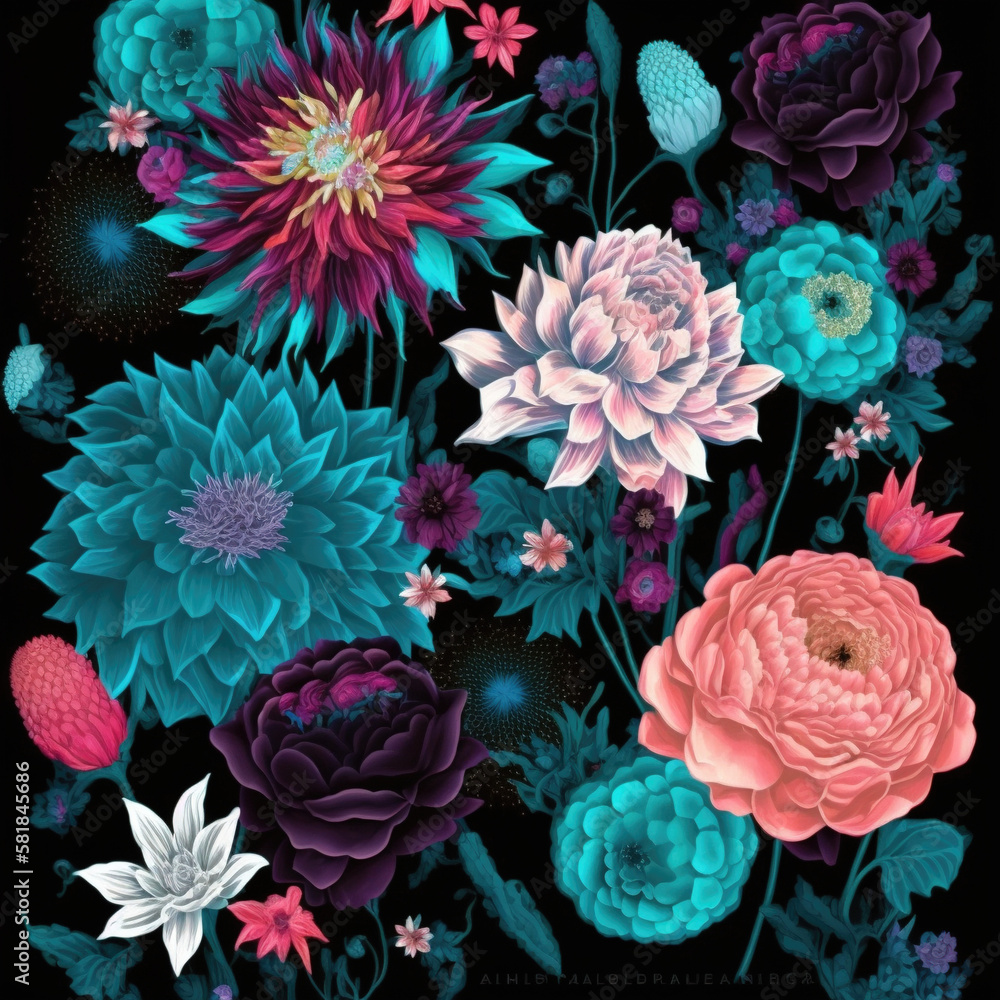 seamless pattern with roses seamless pattern with roses