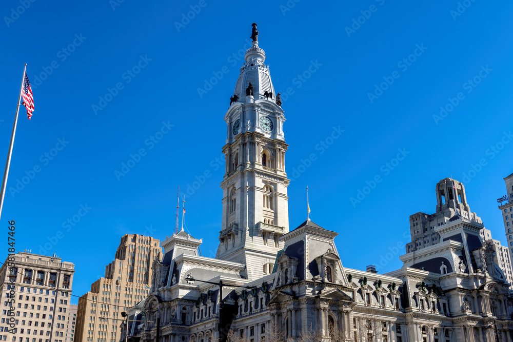 Fototapeta premium Philadelphia City Hall, Philadelphia, Pennsylvania, USA