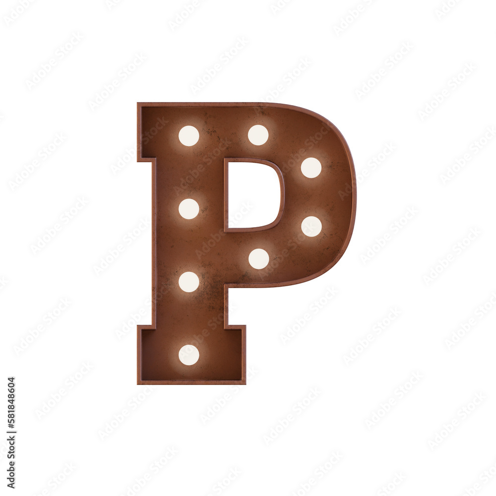 Marquee Lights 3D Alphabet or Lettering - View 1 Marquee Lights 3D Alphabet or Lettering - View 1