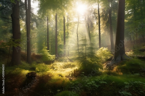 International Forests Day - created with Generative AI technology