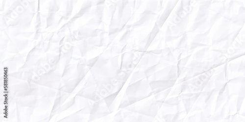 white crumpled paper texture background. vector