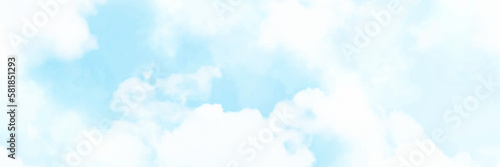 blue sky clouds