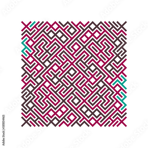 Asemic Glyph writing hieroglyph imitation abstract illustration