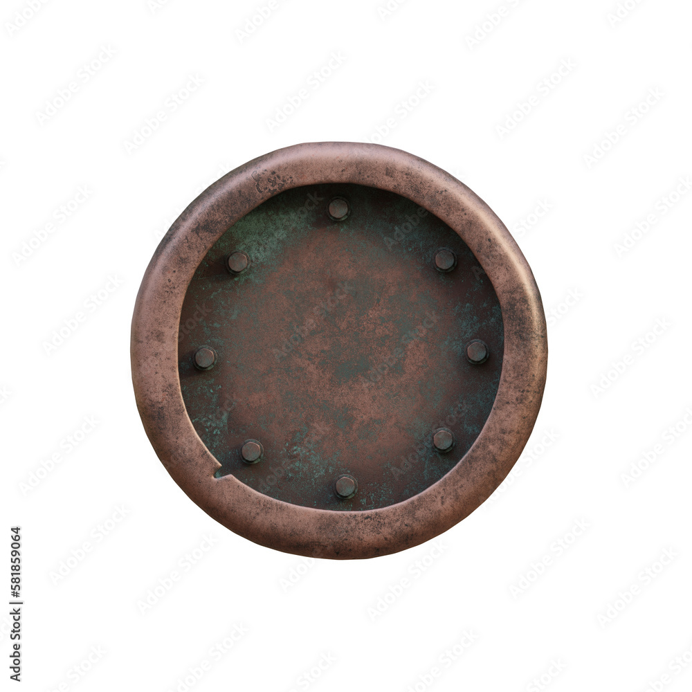 Steampunk Metal 3D Alphabet or Typography - View 1 Steampunk Metal 3D Alphabet or Typography - View 1