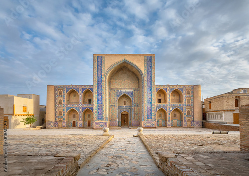 Bukhara, Uzbekistan. View of Ulugh Beg Madrasa built in 1420 photo
