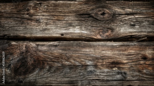 A rustic and weathered barn wood texture with knots and grains Generative AI