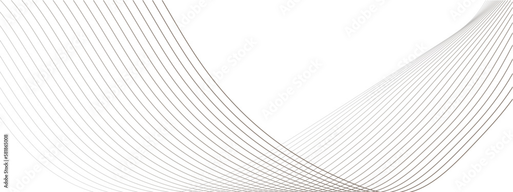 Fototapeta premium Abstract wave lines dynamic flowing colorful light isolated background. illustration design element in concept of music, party, technology, modern, wallpaper, business card, banner, flyers, book cover