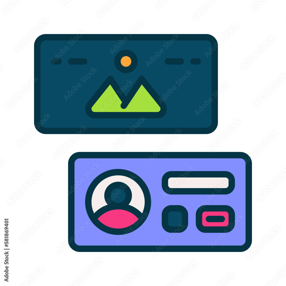business card icon for your website, mobile, presentation, and logo design. business card icon for your website, mobile, presentation, and logo design.