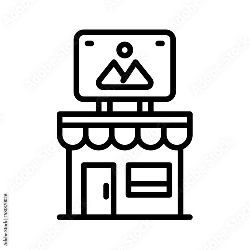 shop icon for your website, mobile, presentation, and logo design.