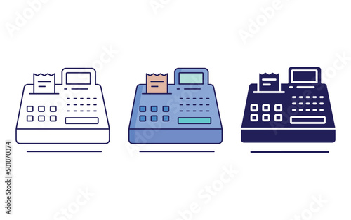 Cash Register vector icon