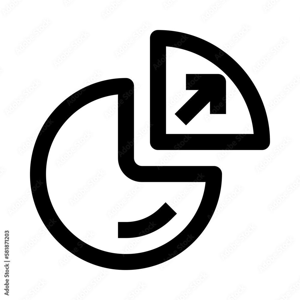 pie chart icon for your website, mobile, presentation, and logo design. pie chart icon for your website, mobile, presentation, and logo design.