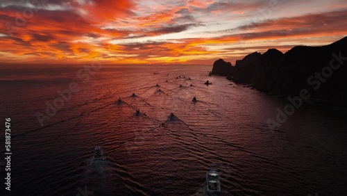 Cabo San Lucas is known for its picturesque harbor and stunning sunrises. Every morning, the harbor comes alive with fishermen setting out to sea in their boats. As the sun begins to rise, its brillia