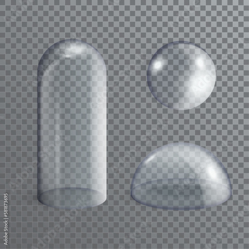 Protective Bubble Shields Realistic Set