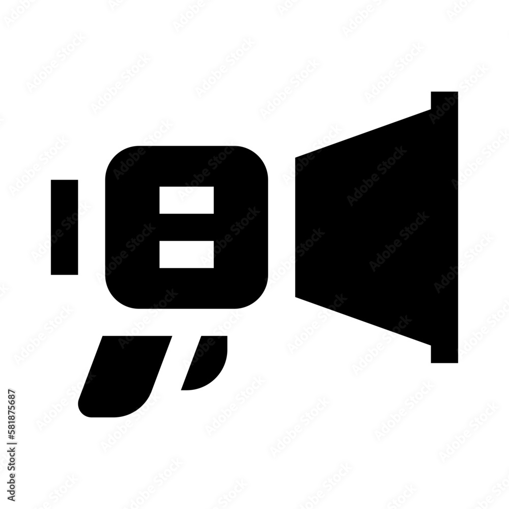 megaphone icon for your website, mobile, presentation, and logo design. megaphone icon for your website, mobile, presentation, and logo design.