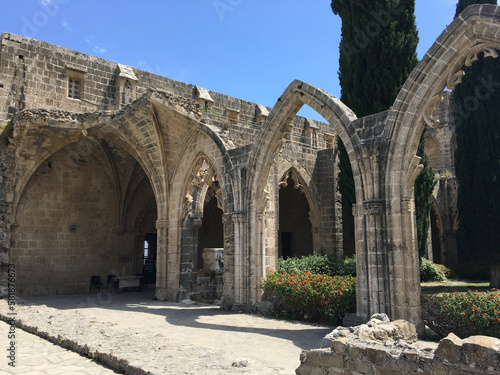 Bellapais Abbey near Kyrenia, Northern Cyprus. Bellapaias monastery