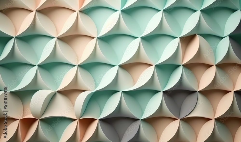 a wall made up of different colors of paper circles and circles of different sizes and shapes, all in different colors and sizes, with a circular pattern. generative ai a wall made up of different colors of paper circles and circles of different sizes and shapes, all in different colors and sizes, with a circular pattern. generative ai