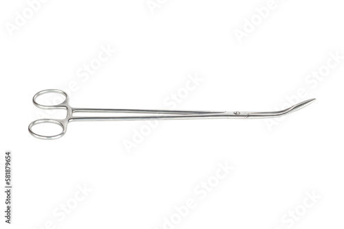 medical clamp, surgical clamp isolated from the lantern