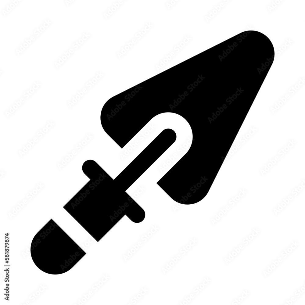 trowel icon for your website, mobile, presentation, and logo design. trowel icon for your website, mobile, presentation, and logo design.