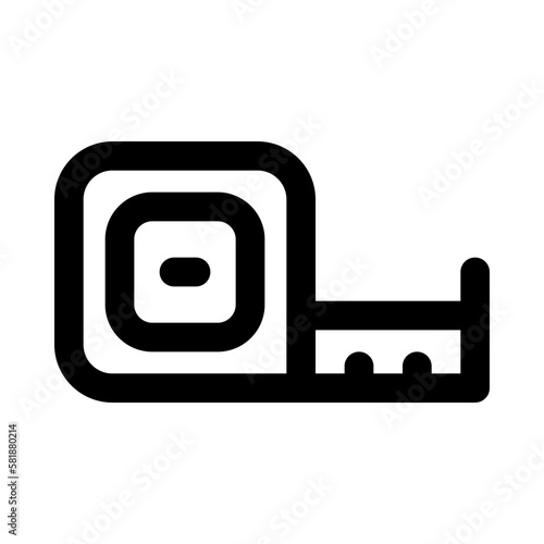 measuring tape icon for your website, mobile, presentation, and logo design.