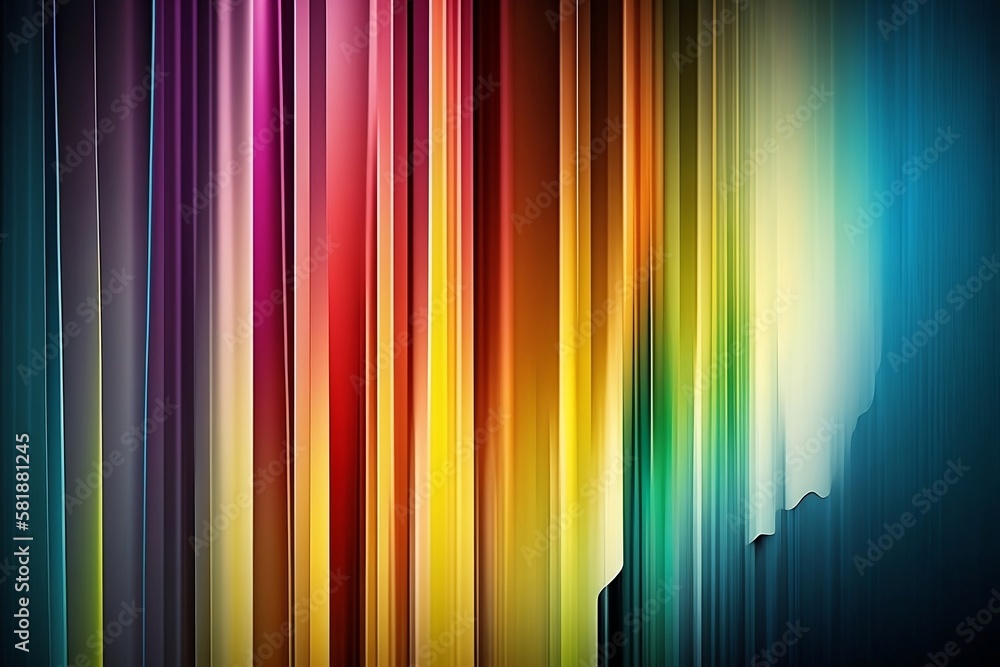 Abstract Lines in Vibrant Hues. Generative AI Abstract Lines in Vibrant Hues. Generative AI