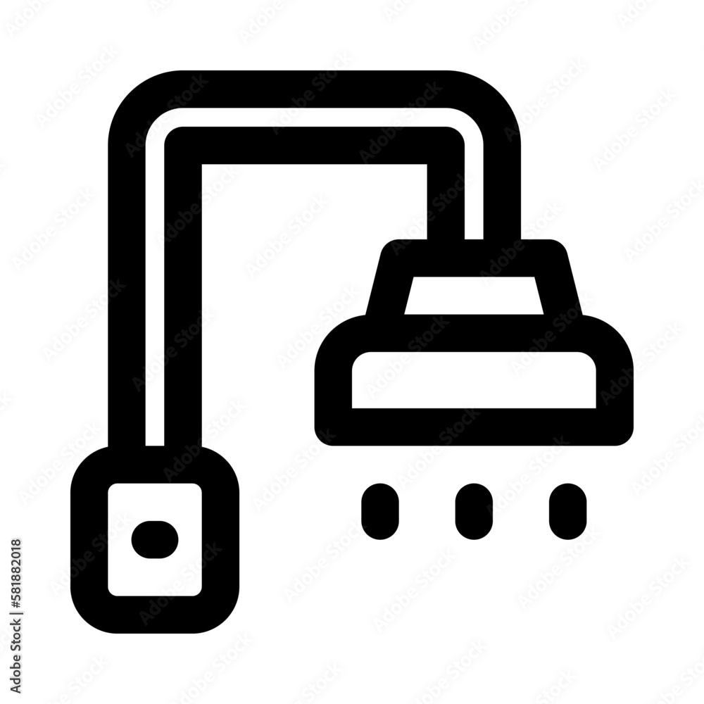 shower head icon for your website, mobile, presentation, and logo design. shower head icon for your website, mobile, presentation, and logo design.
