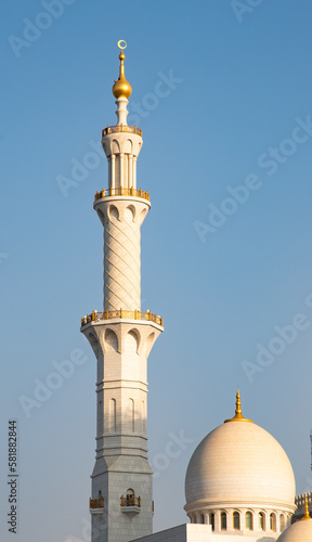 detail of Sheikh Zayed Grand Mosque in Abu Dhabi United Arab Emirates