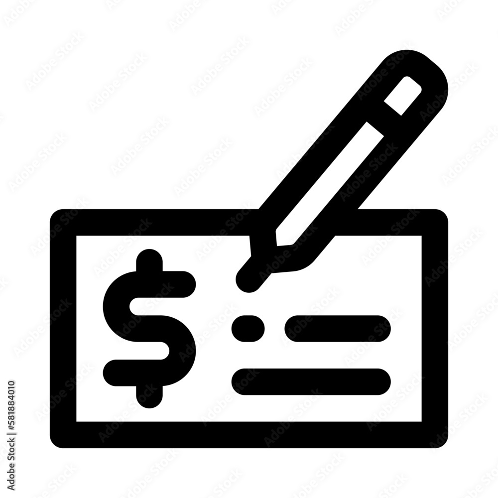 cheque icon for your website, mobile, presentation, and logo design. cheque icon for your website, mobile, presentation, and logo design.