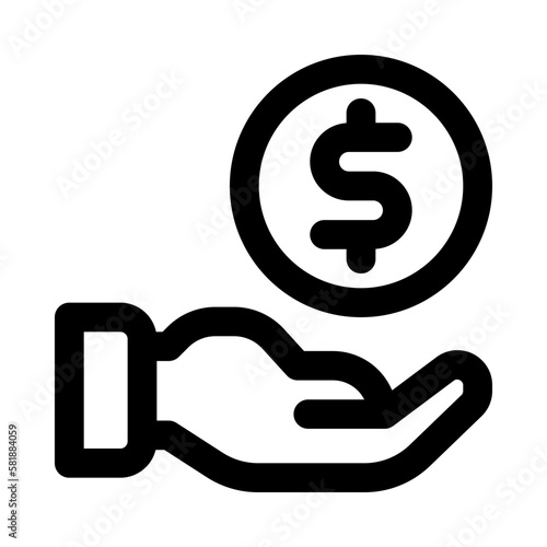 spend icon for your website, mobile, presentation, and logo design.