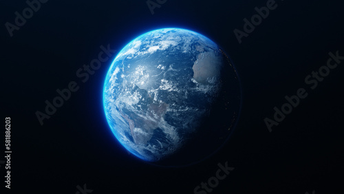Planet Earth from outer space. © VectorShop