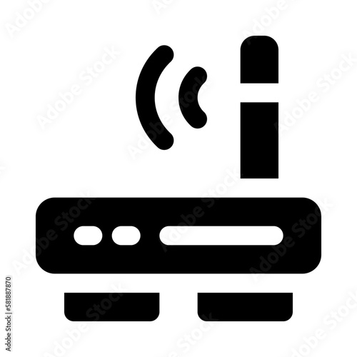 router icon for your website, mobile, presentation, and logo design.