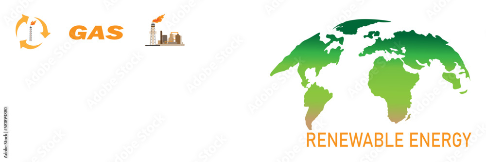 Green eco city vector ESG Ecology illustration for Environmental friendly template, Sustainability eco  is a clean planet.Sustainability, ecology or renewable, energy to save.