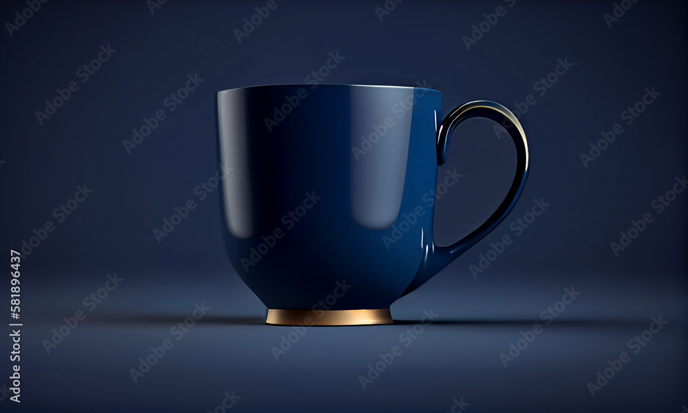 Coffee cup illustration on clean empty background. Mock up or product advertisement style. Coffee cup illustration on clean empty background. Mock up or product advertisement style.